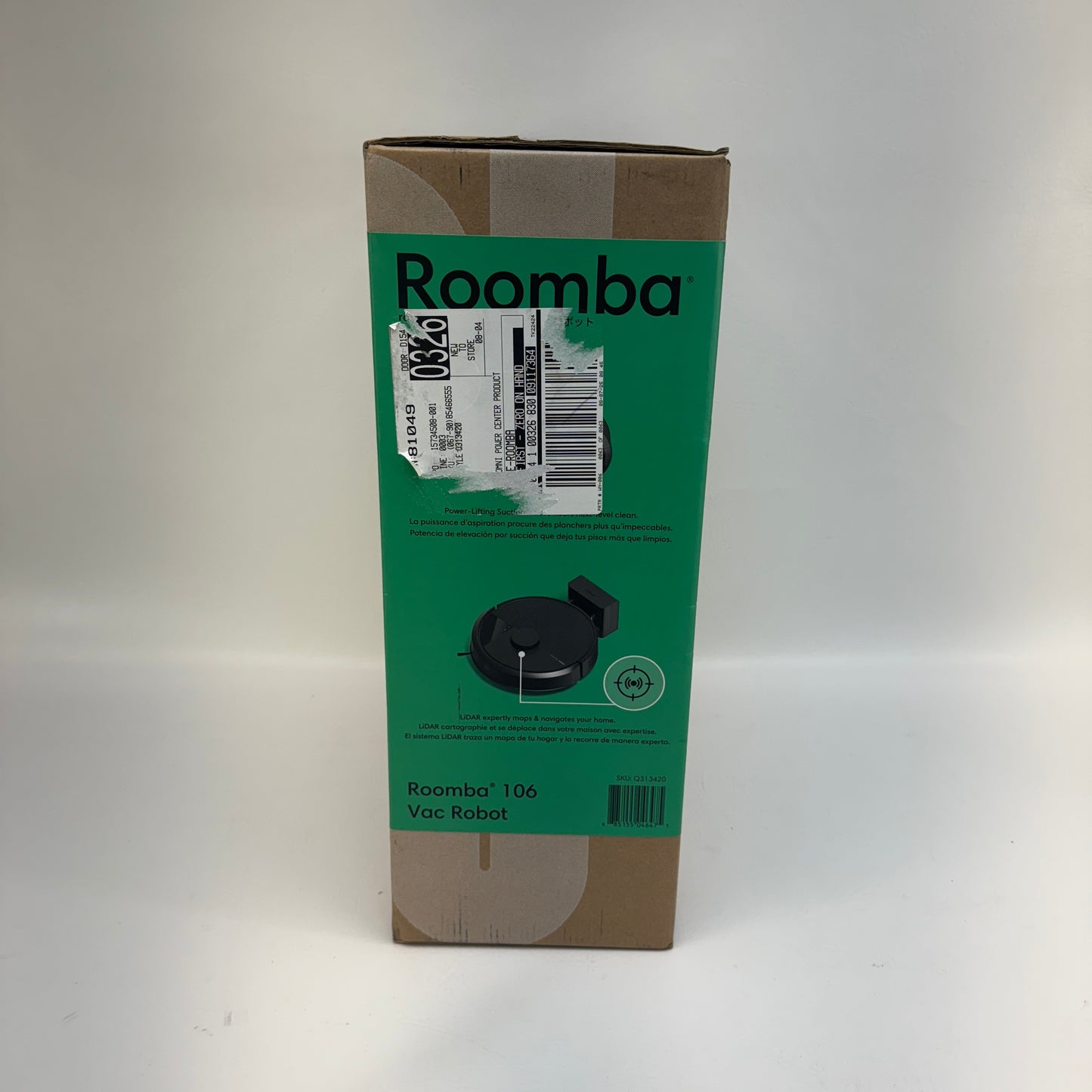 New iRobot Roomba 106 Q313420 Robotic Vacuum Cleaner RCC-Y2