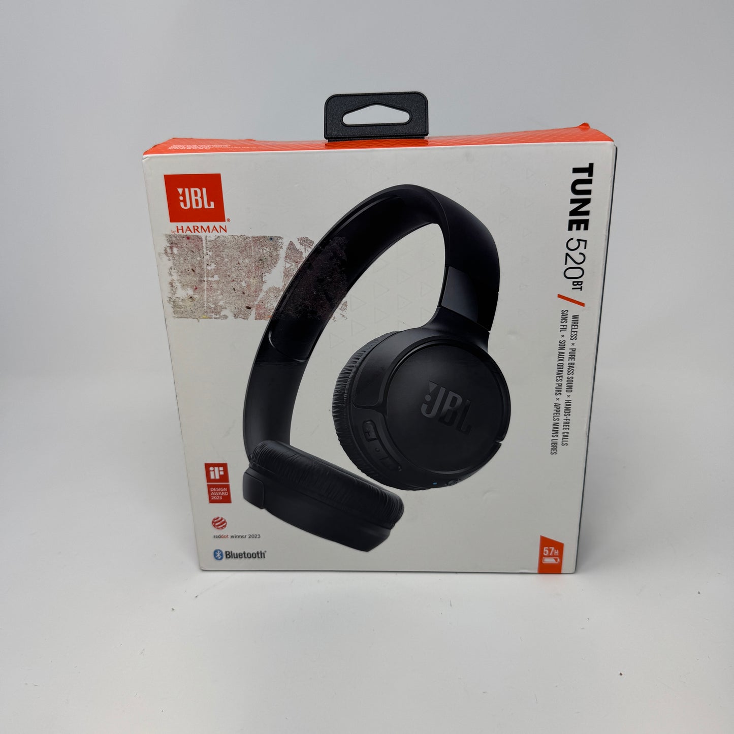 New JBL Tune 520BT Active Noise Cancellation Headphones  Black