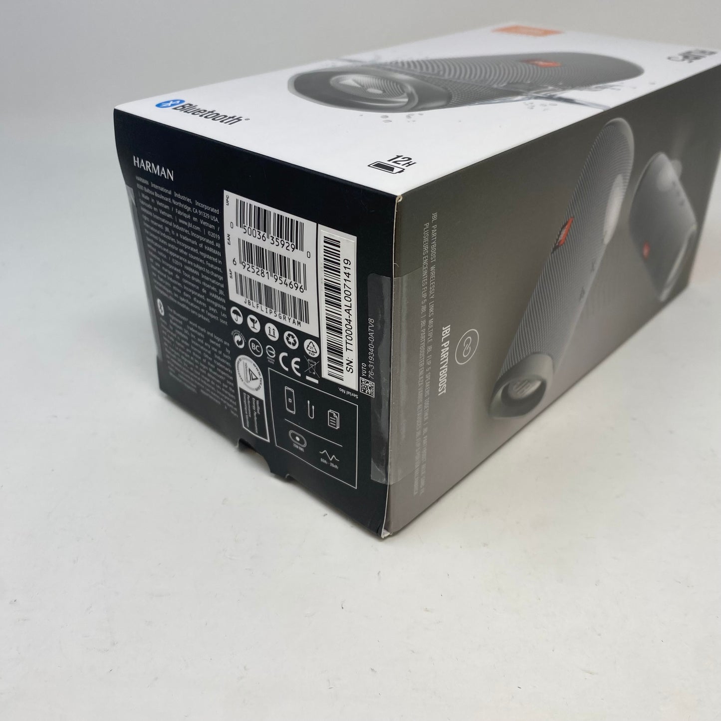 New JBL Flip 5 Portable Waterproof Bluetooth Speaker Gray