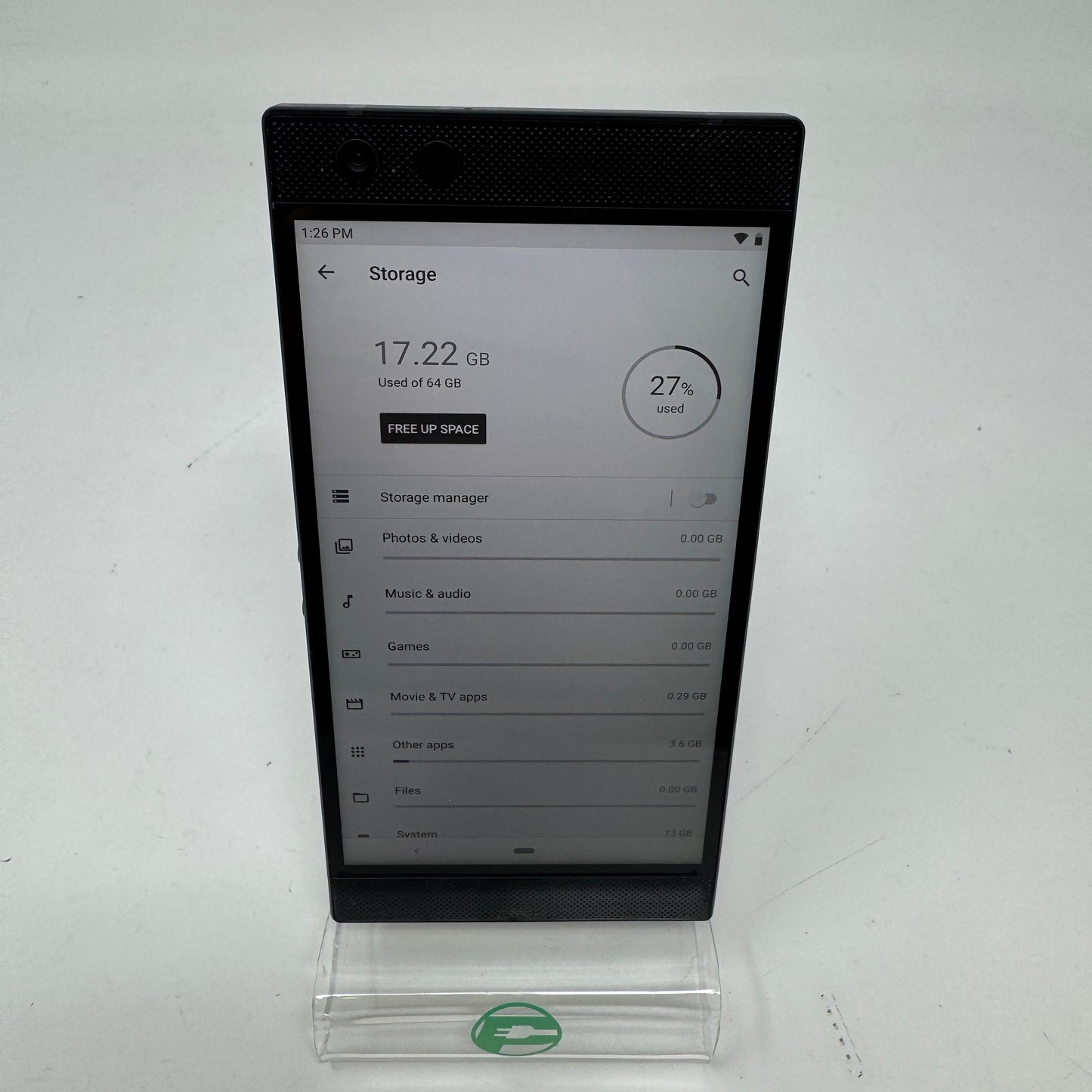 Factory Unlocked Razer Phone 2 64GB 9 Black RZ35-0259