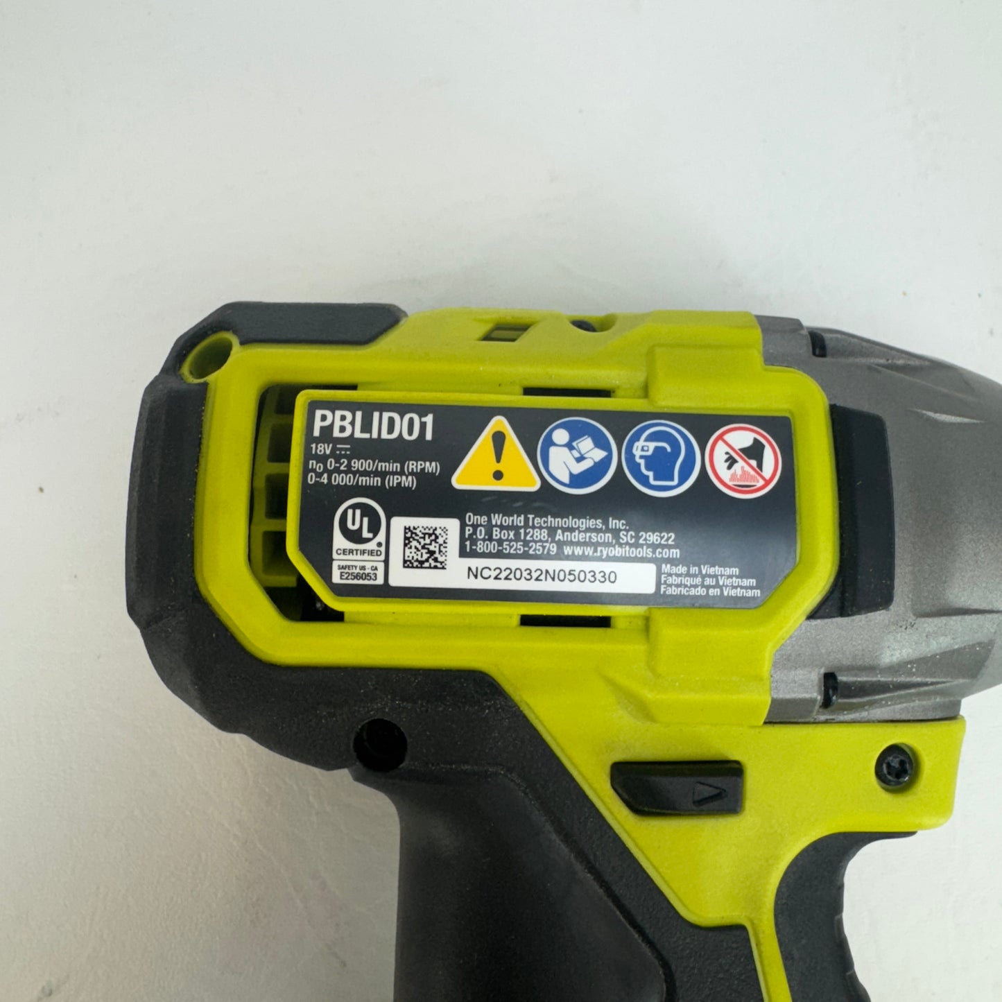 Ryobi PBLID01 18V Cordless Impact Driver