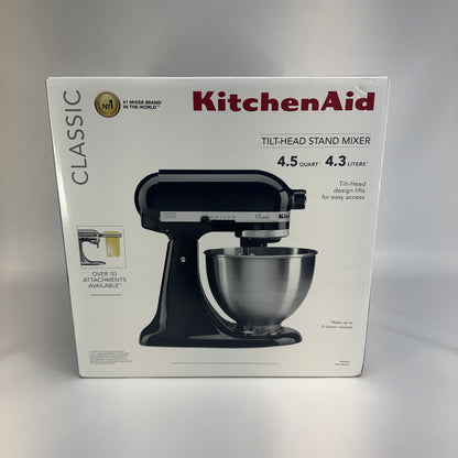 New KitchenAid Classic Tilt-Head Stand Mixer K45SSOB