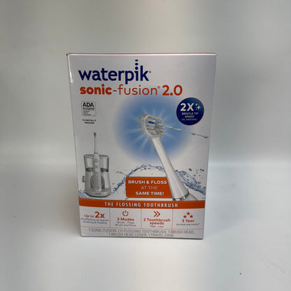 New Waterpik Sonic-Fusion 2.0 Electric Tootbrush SF-03W010-1