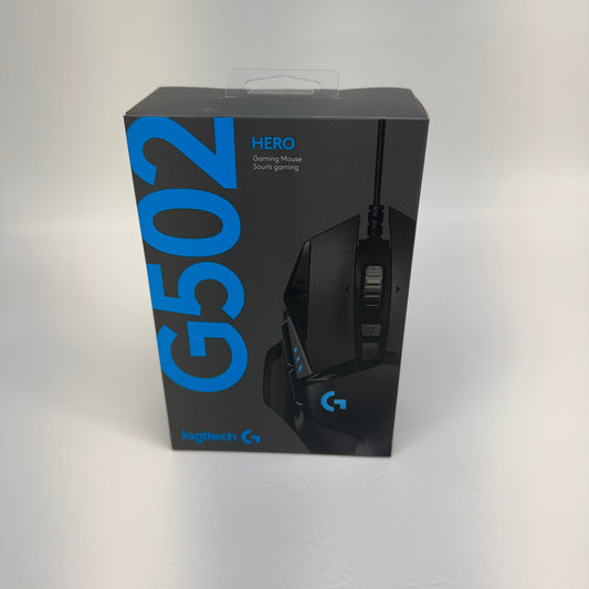 New Logitech G502 Hero Computer Mice M-UOO47