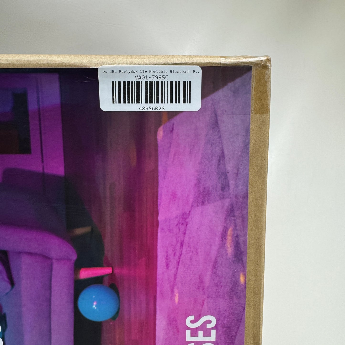 New JBL PartyBox 110 Portable Bluetooth Party Speaker Black PARTYBOX110