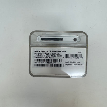 New Apple iPod Nano 2nd Gen 4GB Silver A1199