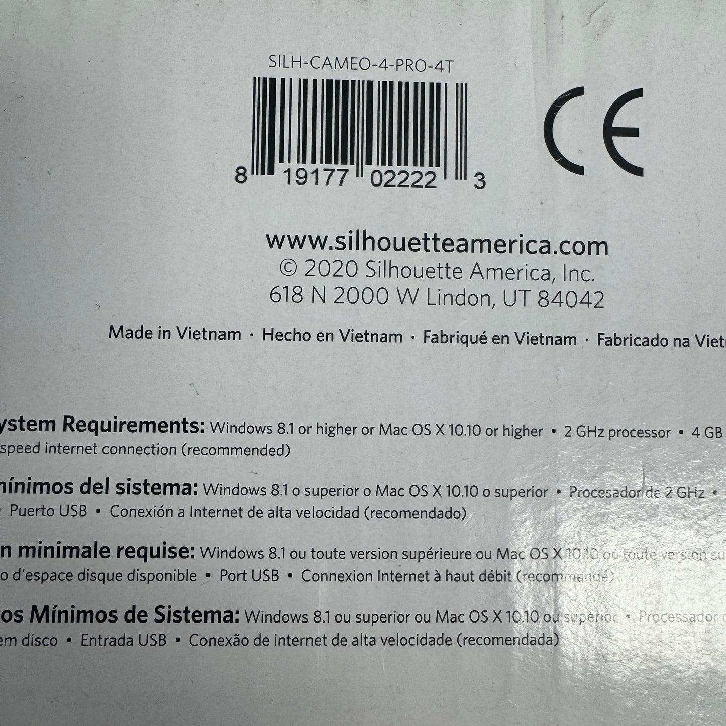 New Silhouette Cameo 4 Pro Cutting Machine SILH-CAMEO-4-PRO-R