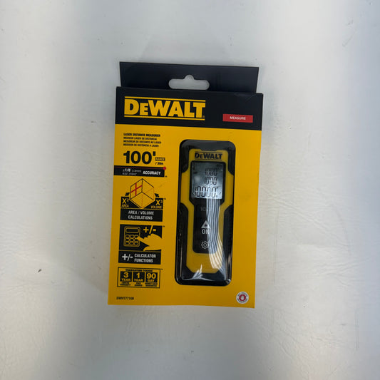 New DeWalt DWHT77100 Laser Distance Measurer Laser Measure