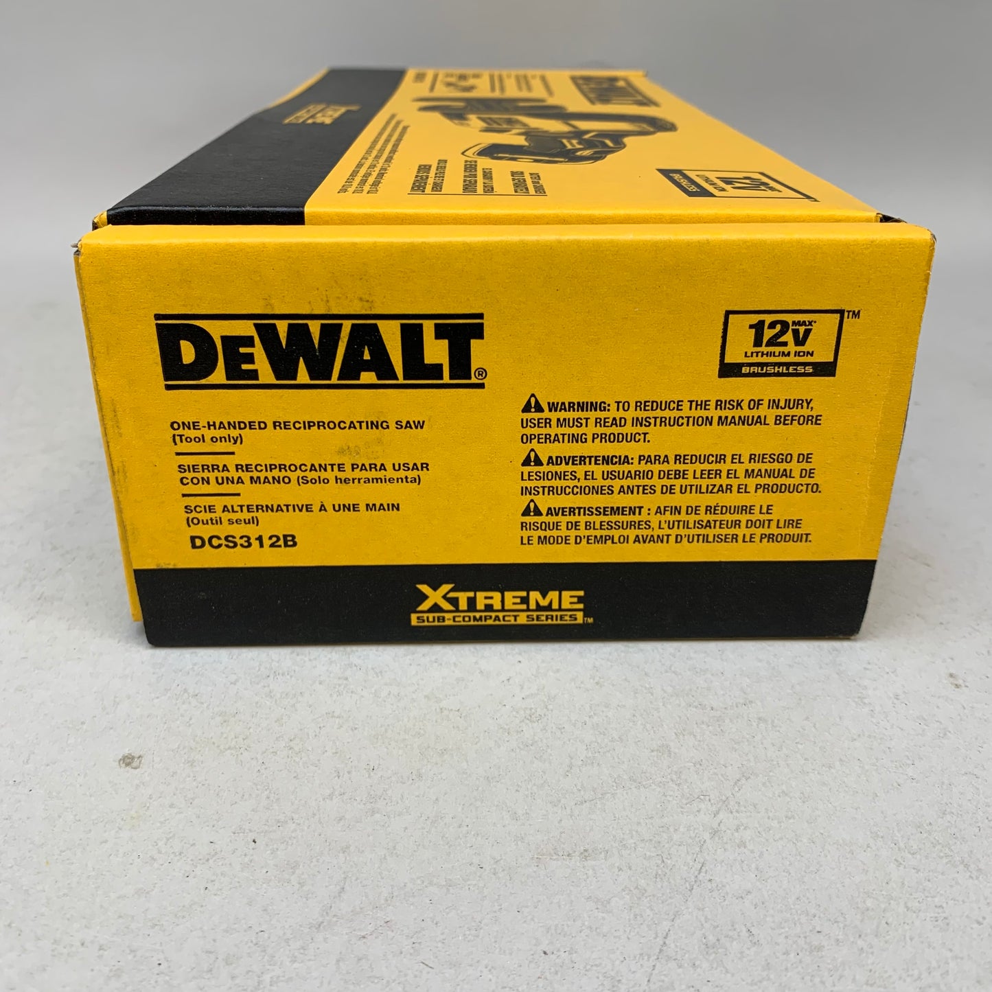 New DeWalt DCS312B 12V Max One-Handed Reciprocating Saw