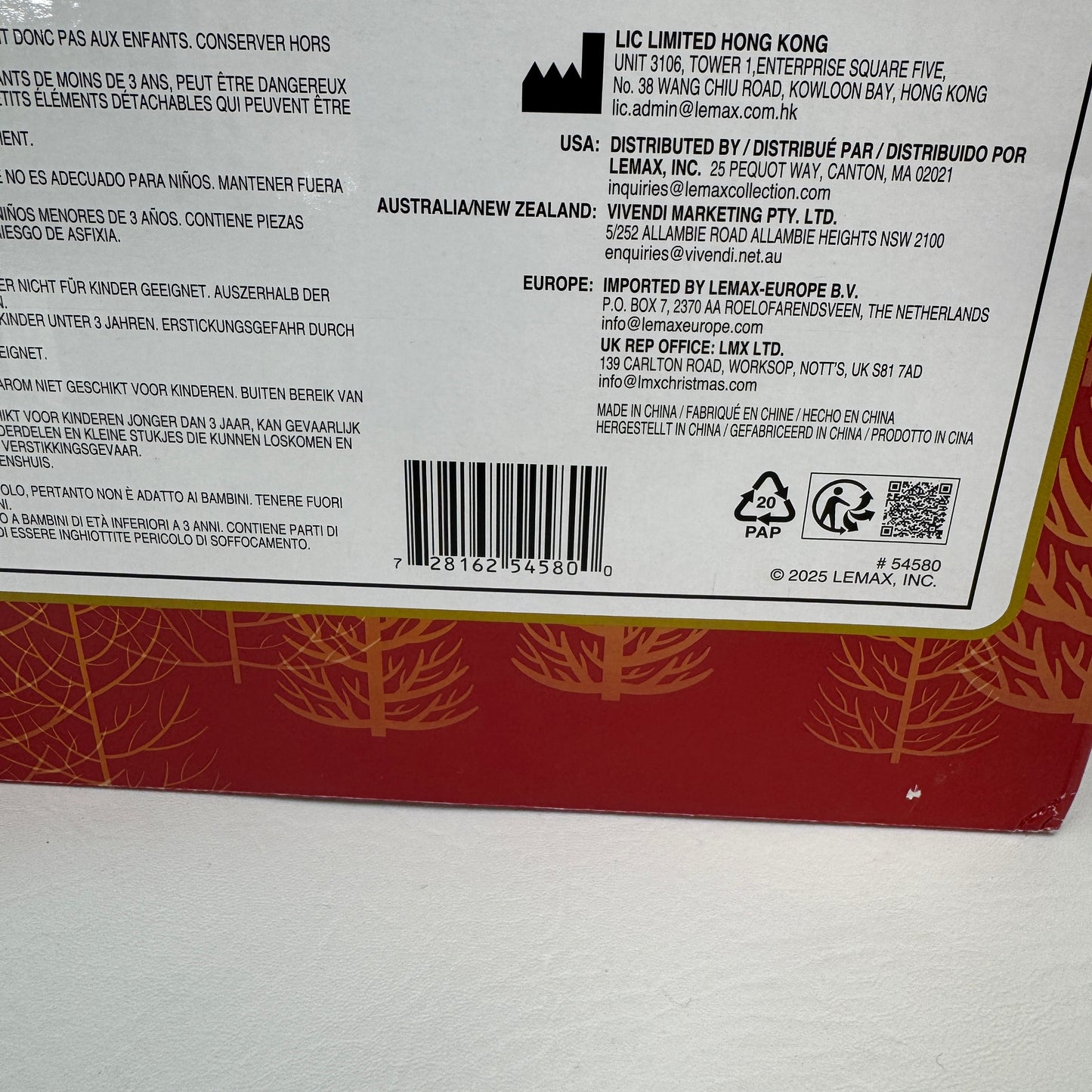 New Lemax Musical Tree Christmas Decoration 54580