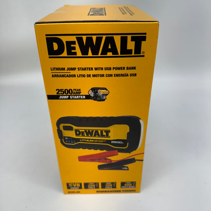 New DeWalt DXAELJ25 Lithium Jump Starter with USB Power Bank