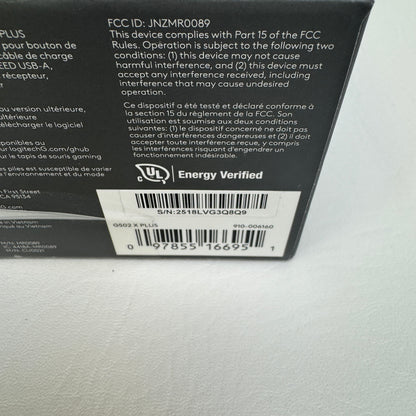 New Logitech G502X Plus Black MR0089 For PC and Mac