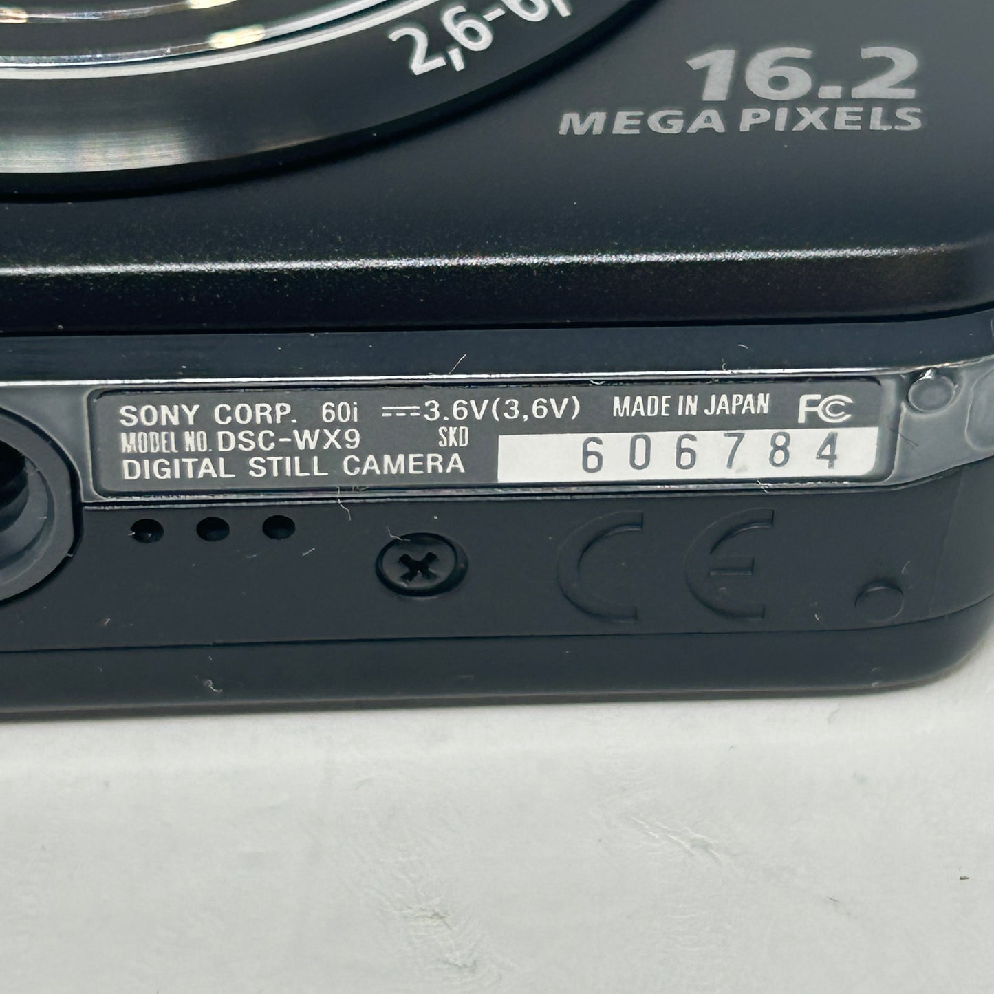 Sony Cyber-Shot DSC-WX9 16.2MP Compact Digital Camera Black