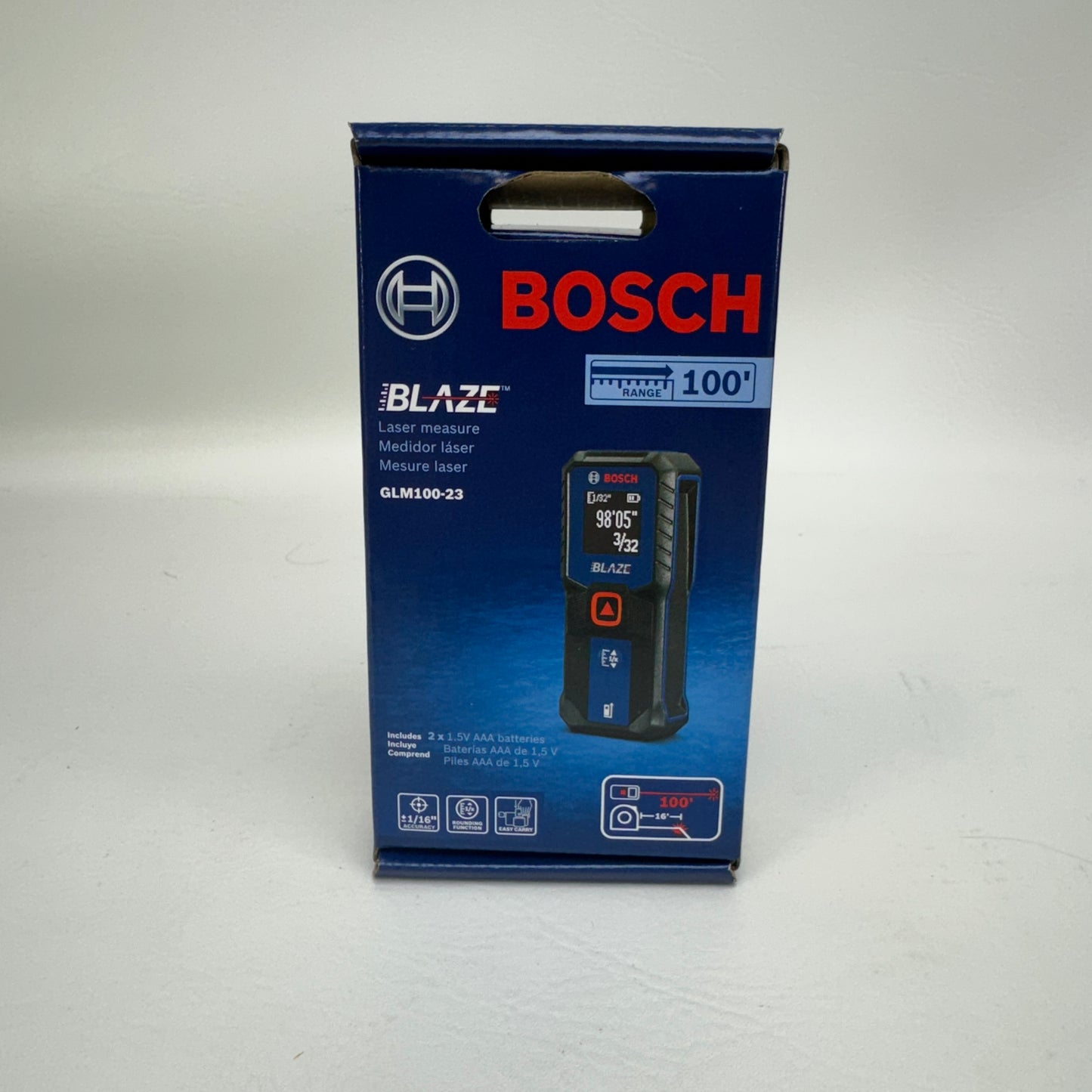 New Bosch GLM100-23 Laser Measure