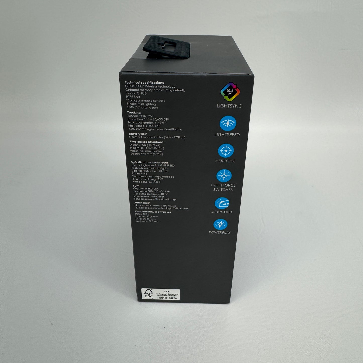 New Logitech G502X Plus Black MR0089 For PC and Mac