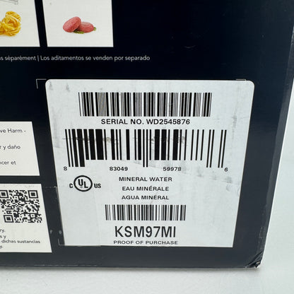 New Kitchen Aid Deluxe Tilt-head Stand Mixer KSM97MI