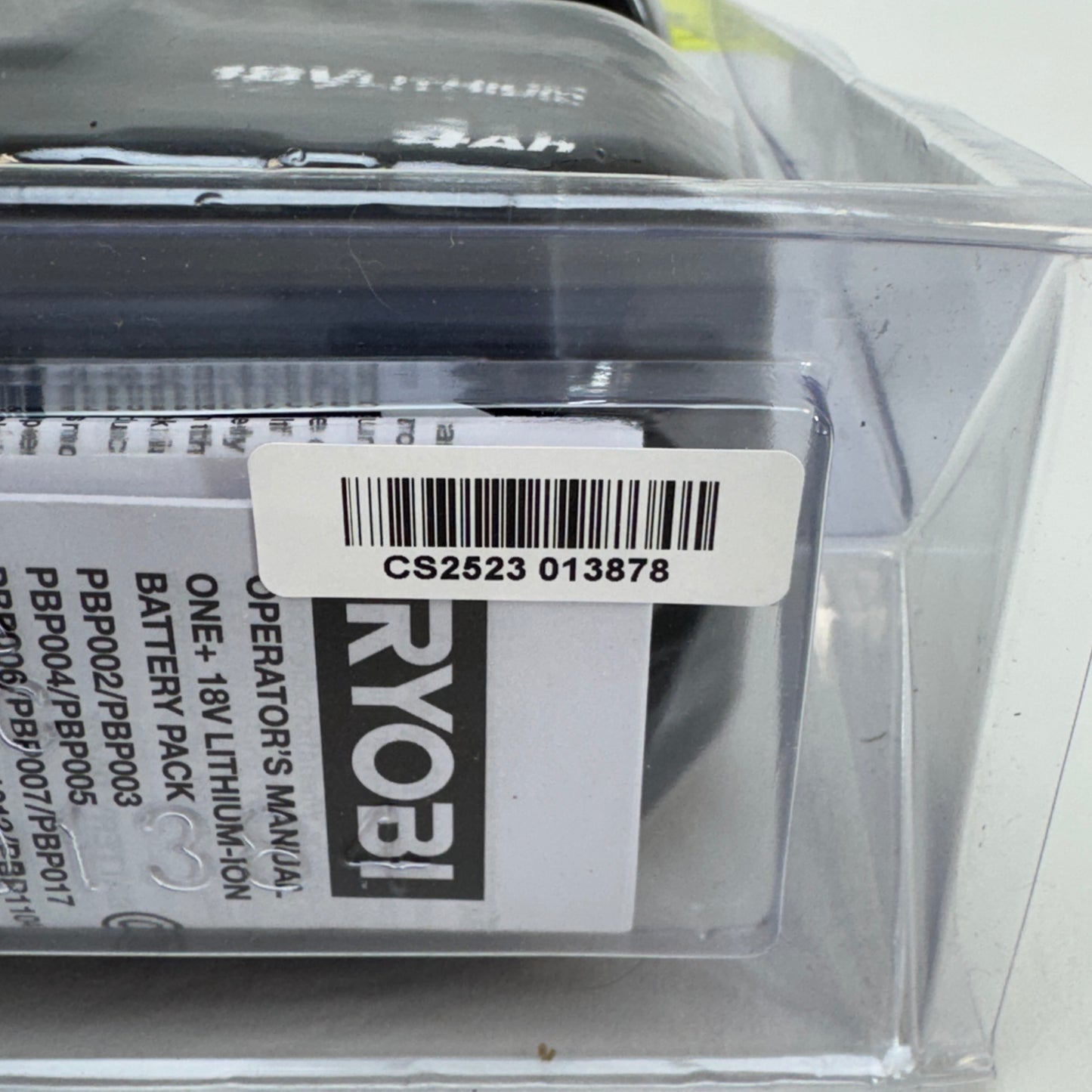 New RYOBI ONE+ 18V Lithium-Ion 4Ah Battery 2-Pack