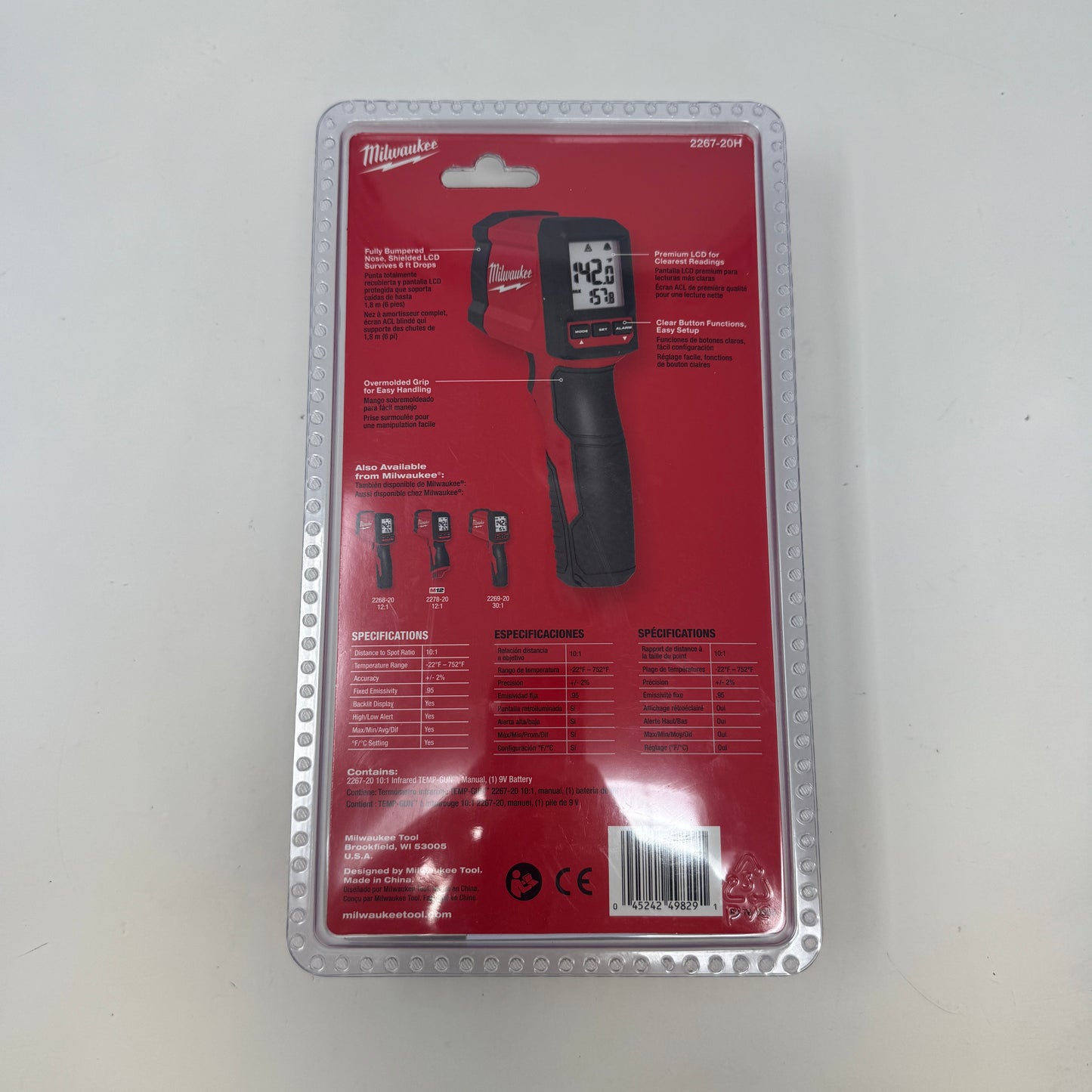 New Milwaukee 2267-20H Infrared Temp-Gun