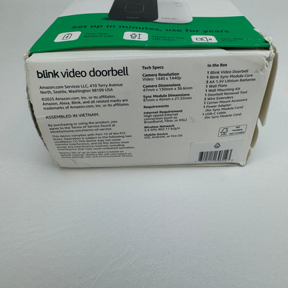 Blink Video Doorbell 2nd Gen Video Doorbell