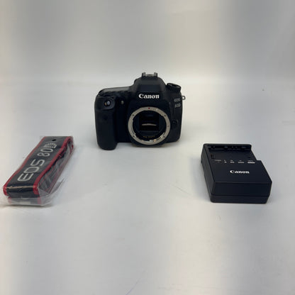 Canon EOS 80D 24.2MP Digital SLR DSLR Camera 1/8000 Shutter Count