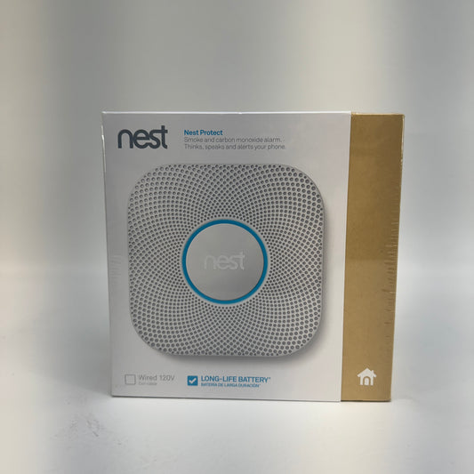 New Google Nest Protect Smoke CO Detector S3000BWES