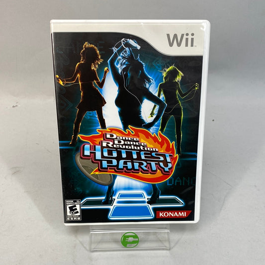 Dance Dance Revolution Hottest Party (Nintendo Wii,  2007) with Dance Pad
