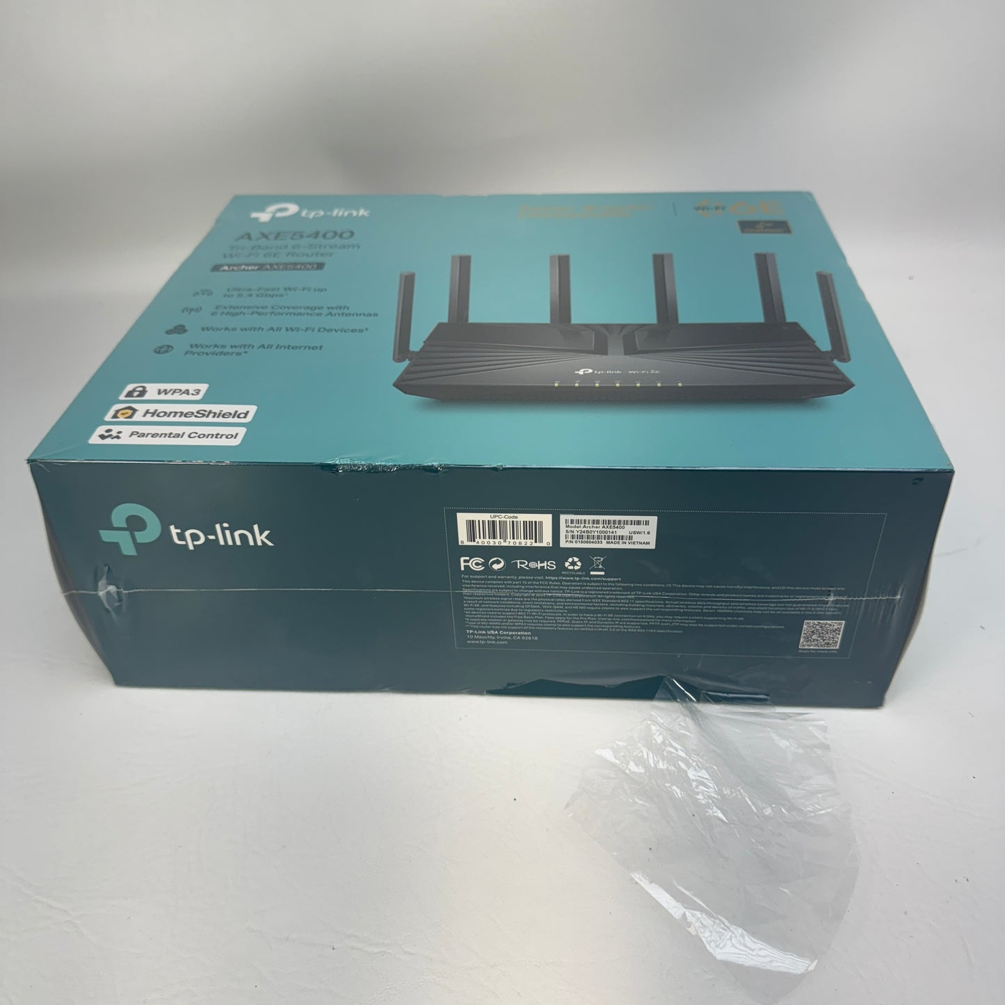 New TP-Link AXE5400 Tri Band AXE5400 Mesh WiFi Router