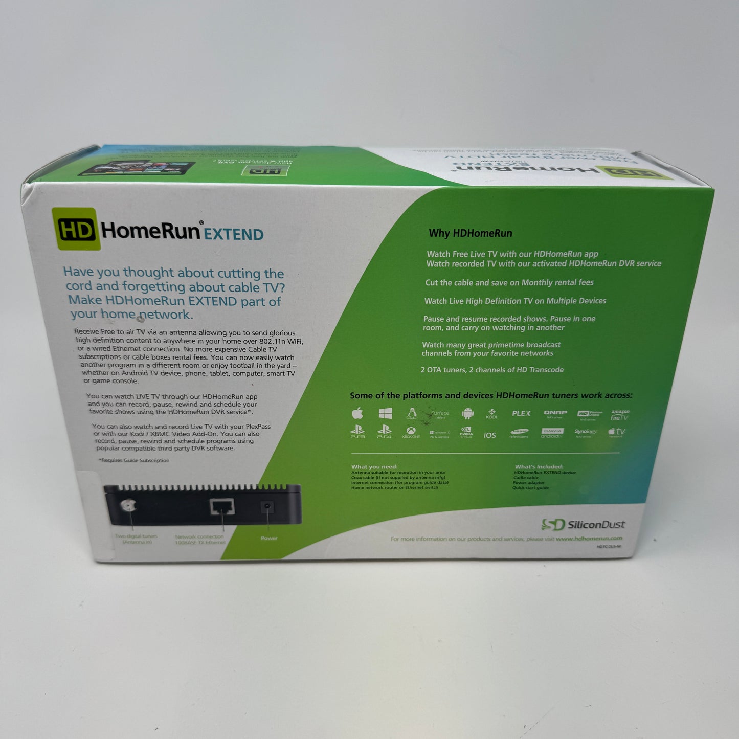 SiliconDust HD HomeRun DVR HDTC-2US-M-R