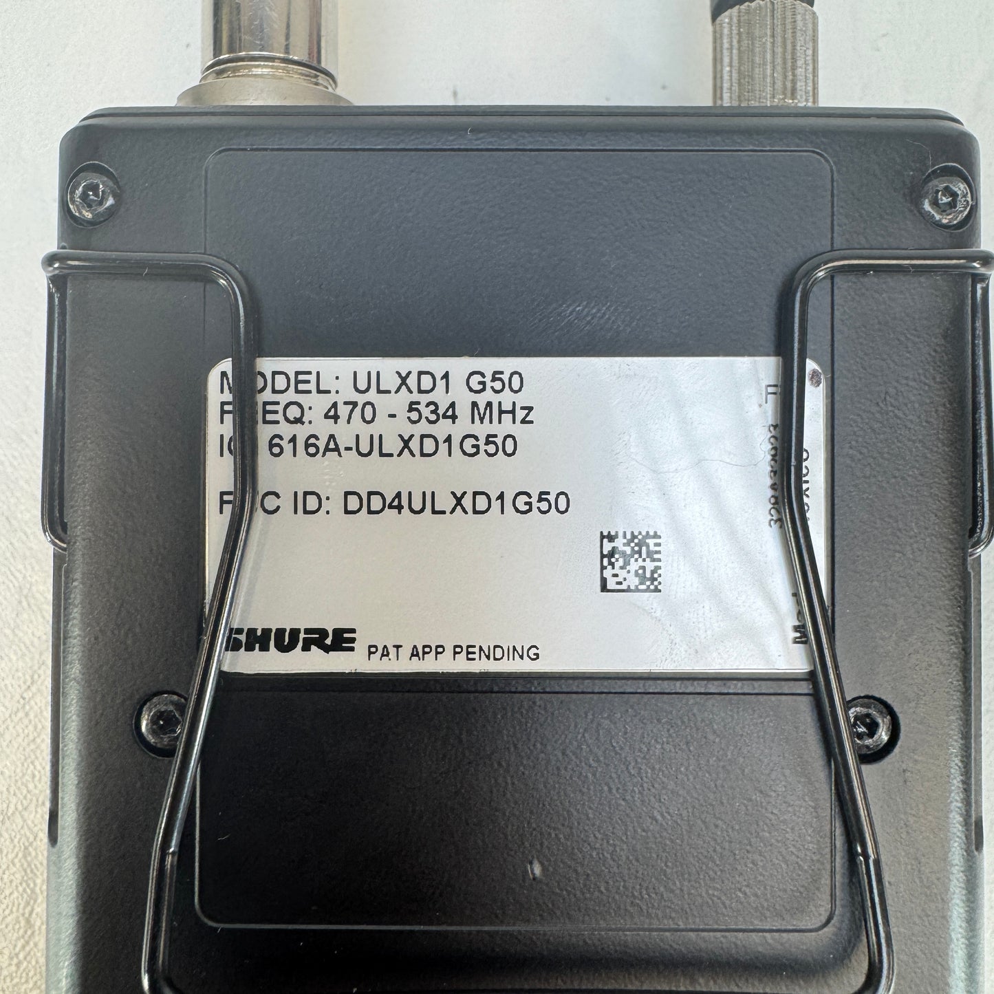 Shure Digital Bodypack Transmitter Transmitter ULXD1