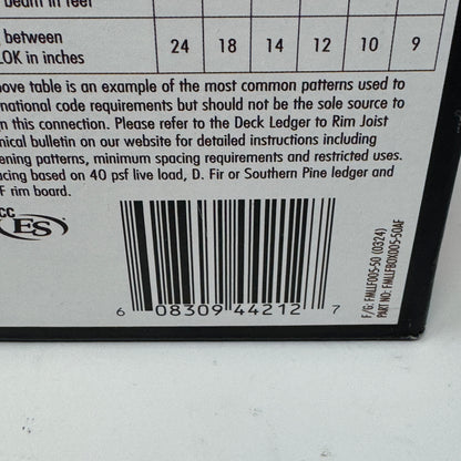 New FastenMaster LedgerLOK Flat Head Screws