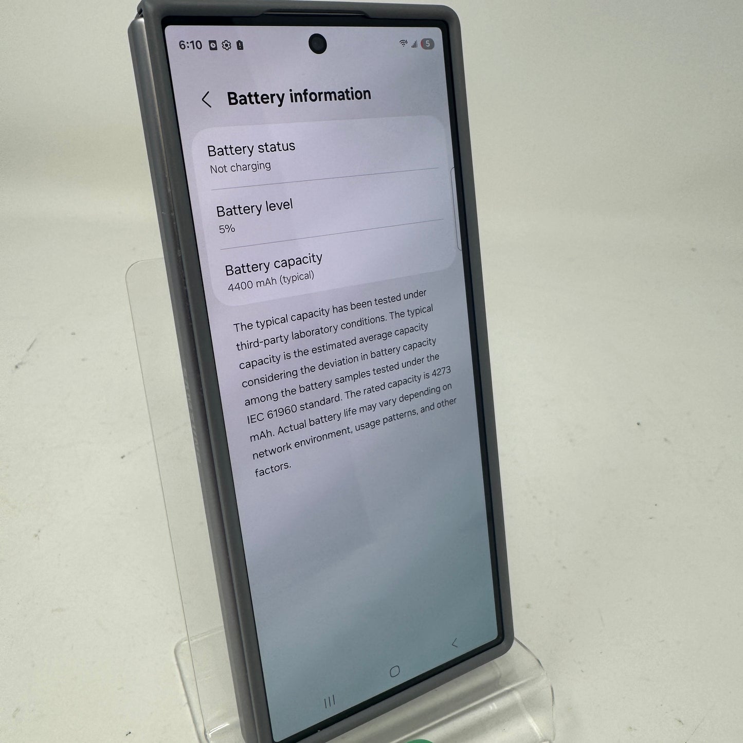 Unlocked Samsung Galaxy Z Fold6 12GB RAM 256GB SM-F956U1 Silver Shadow