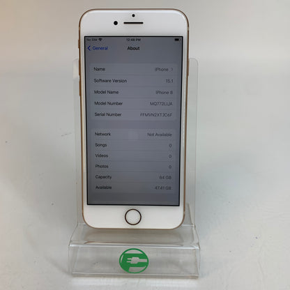 T-Mobile Apple iPhone 8 64GB 15.1 Gold MQ772LL/A