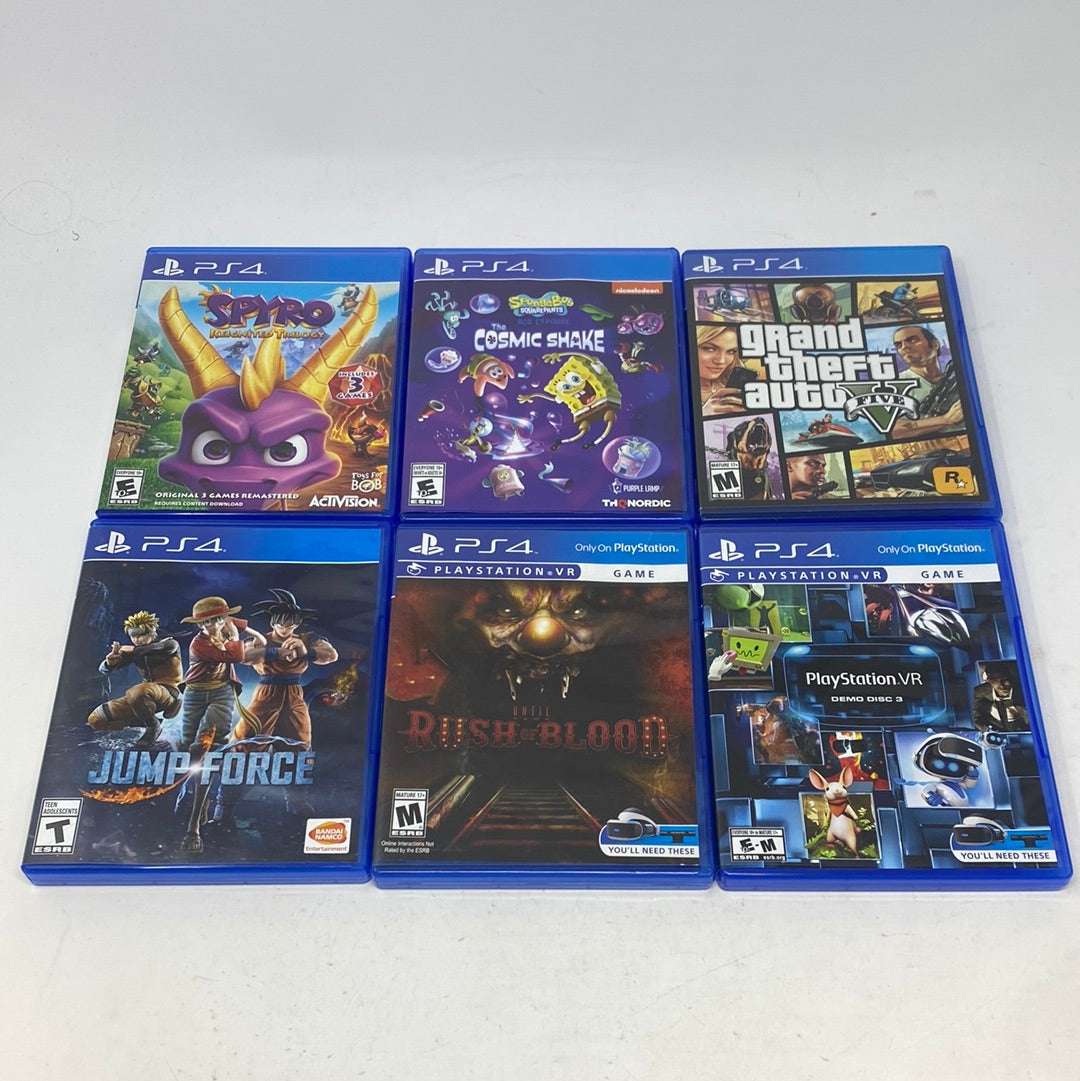 Lot of 6 Sony PlayStation 4 PS4 Games