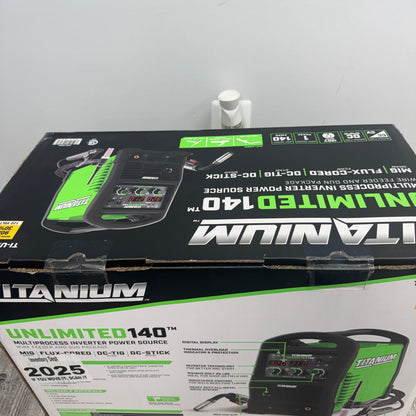 New Titanium TI-UL140 Multiprocess Inverter Power Source