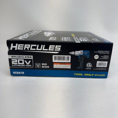 New HERCULES HCB97B 20V Mud Mixer