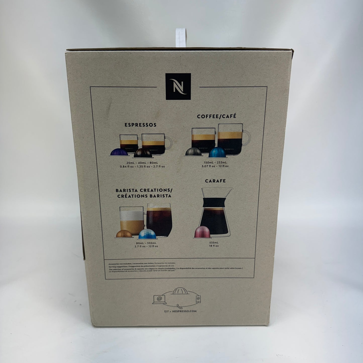 New Nespresso Vertuo Next Espresso Machine ENV120BG