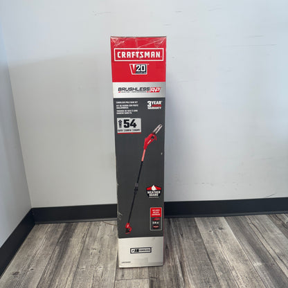 New Craftsman CMCPS630D1 20V Pole Saw Kit
