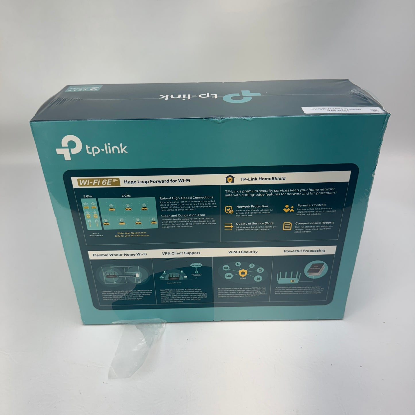 New TP-Link AXE5400 Tri Band AXE5400 Mesh WiFi Router