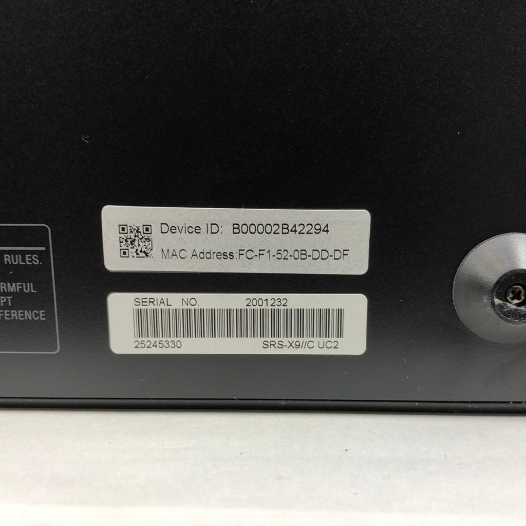 Sony SRS-X9 Ultra-Premium Hi-Res Bluetooth Speaker Black