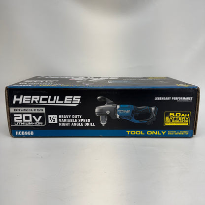 New HERCULES HCB96B 20V Right Angle Drill