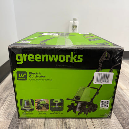 New Greenworks TL16B00 Electric Cultivator