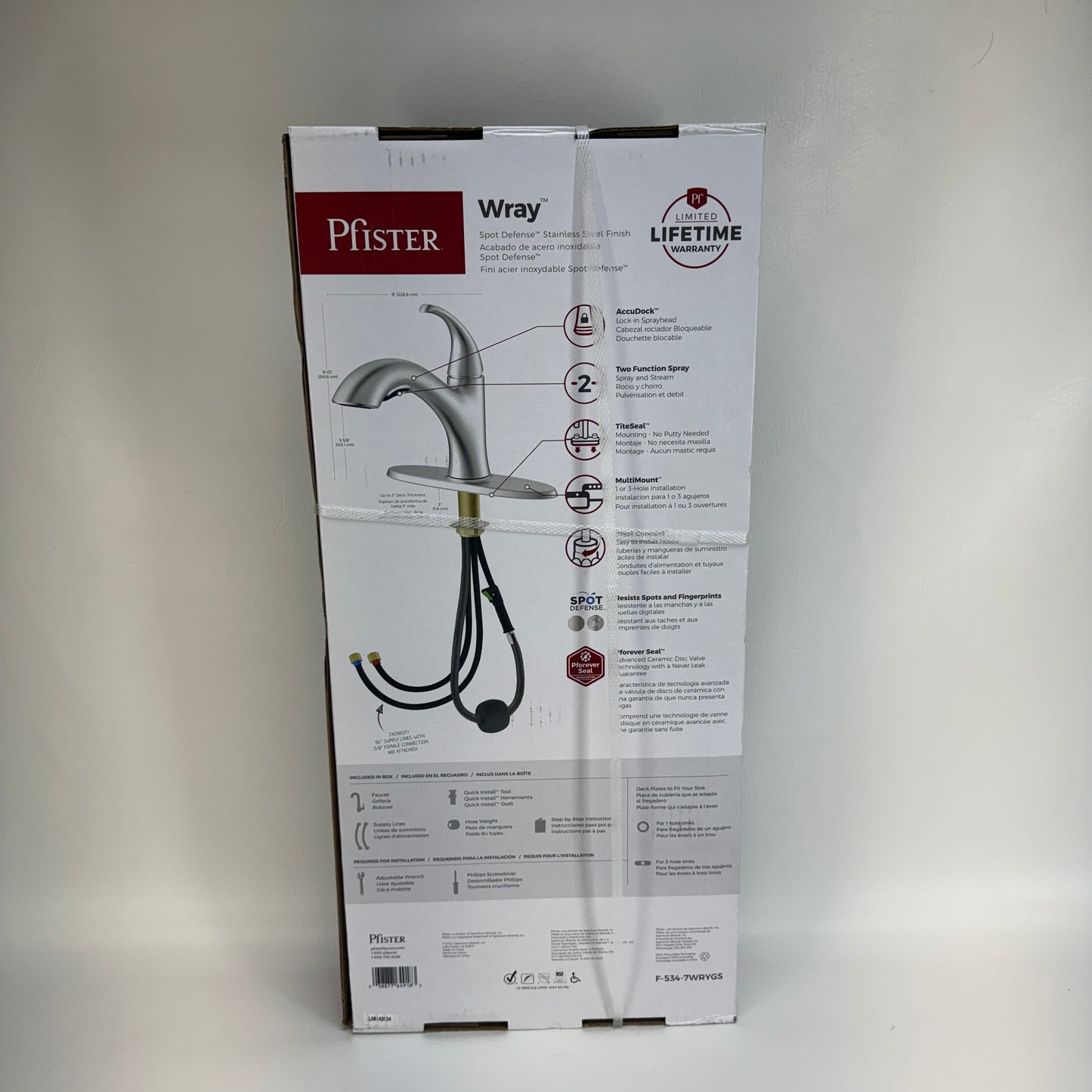 New Pfister f-534 Faucet F-534-7WRYGS
