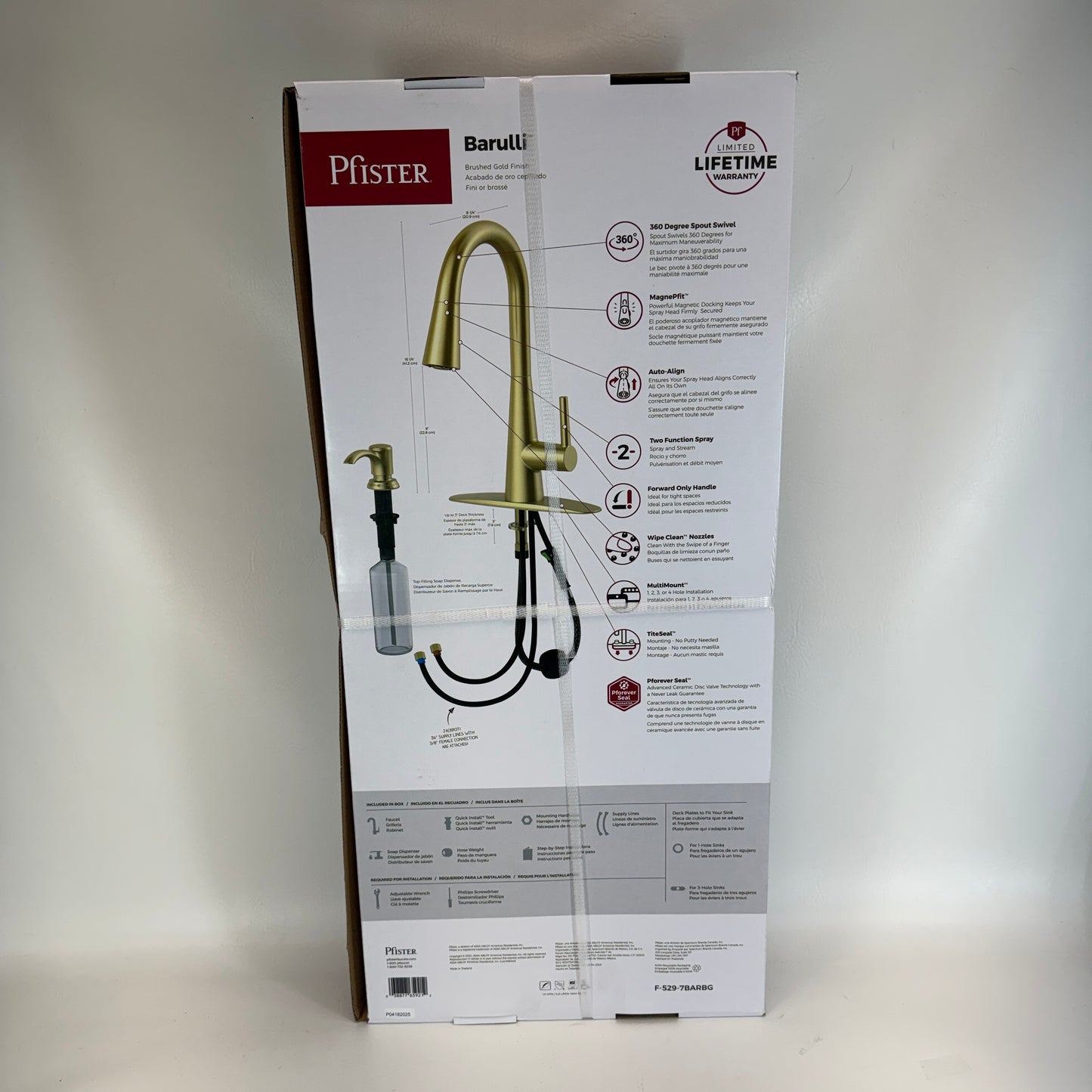 New Pfister f-529-7barbg Faucets
