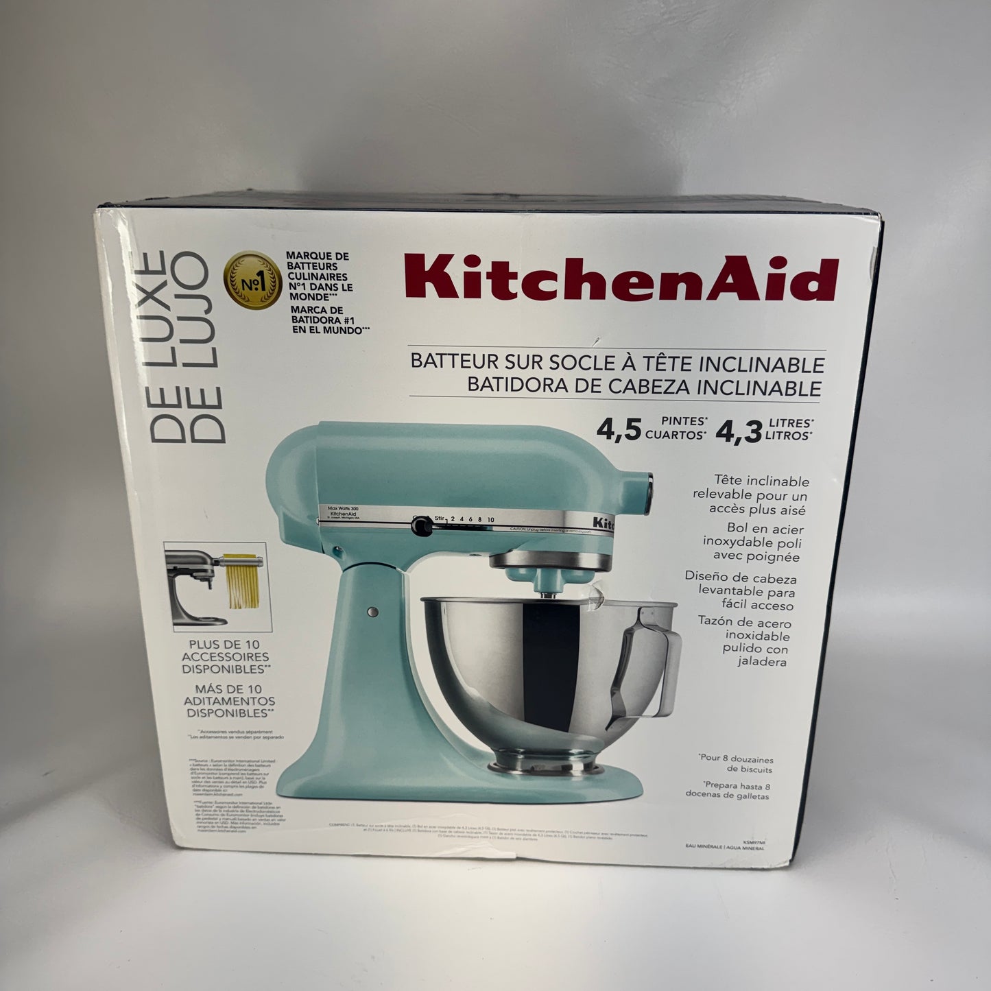 New Kitchen Aid Deluxe Tilt-head Stand Mixer KSM97MI