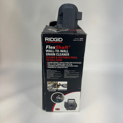 New Ridgid Flexshaft Drain Cleaning Machine Drain Cleaner K9-12