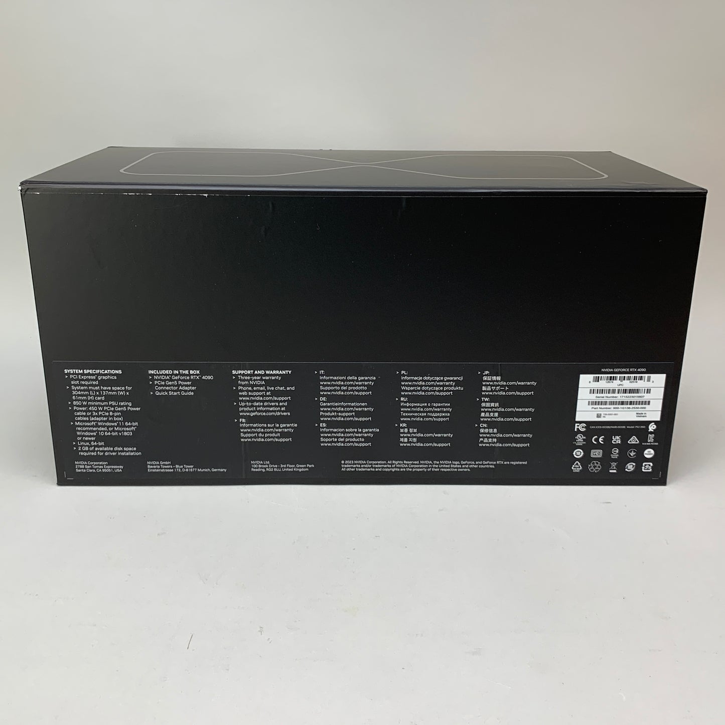 NVIDIA GeForce RTX 4090 Founders Edition 24GB GDDR6X Graphics Card PG136D