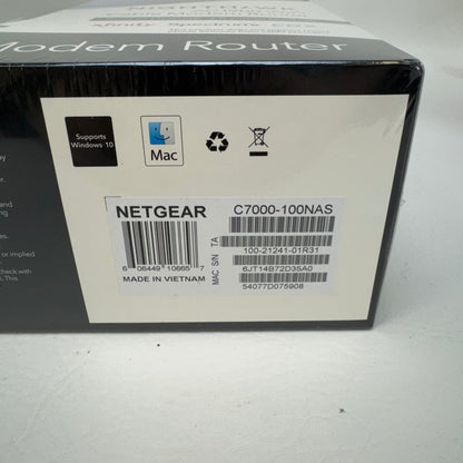 New NETGEAR Nighthawk Dual Band AC1900 WIFI Wifi Cable Modem Router