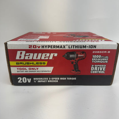 New Bauer 2085CR-B 20V 1/2" Impact Wrench