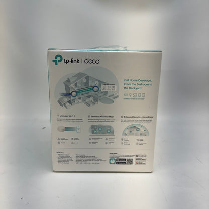 New TP-Link Deco WB7200 Dual Band WiFi 7 BE3600 Mesh WiFi Router