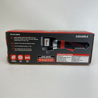 New EarthquakeXT EQ12RA 1/2" Composite Angle Air Impact Wrench
